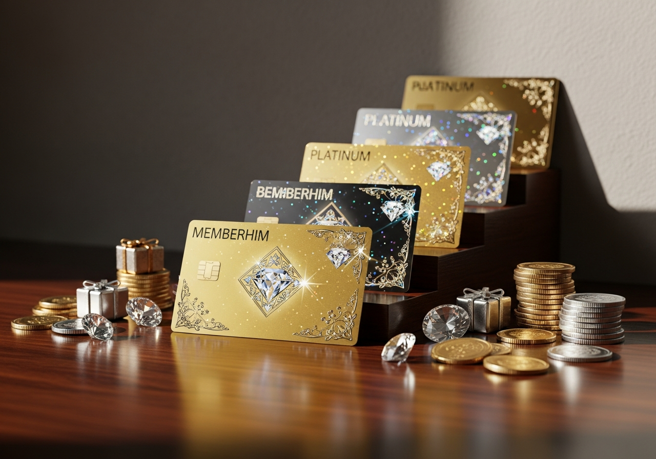 Loyalty program tiers and rewards for casino players